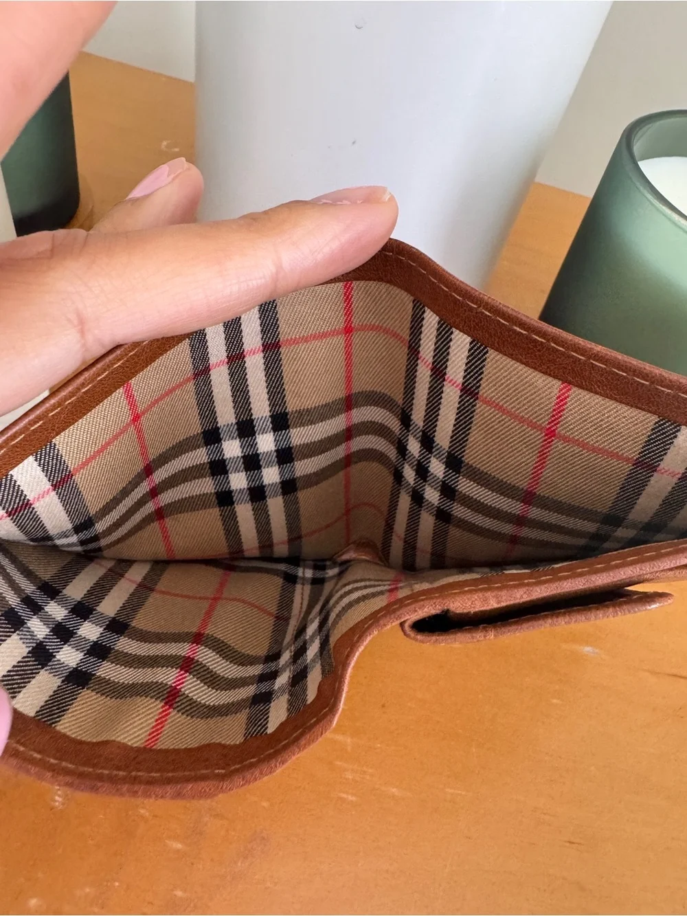 Burberry men’s leather bifold